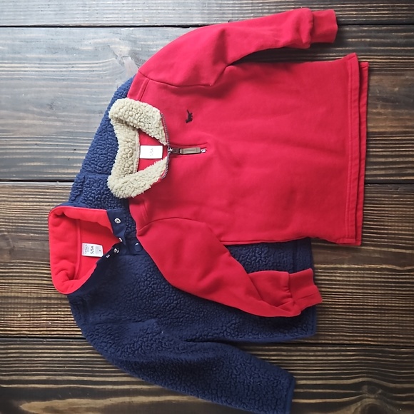 CARTER'S QUARTER ZIP FREECE PULLOVER BUNDLE - Picture 1 of 13